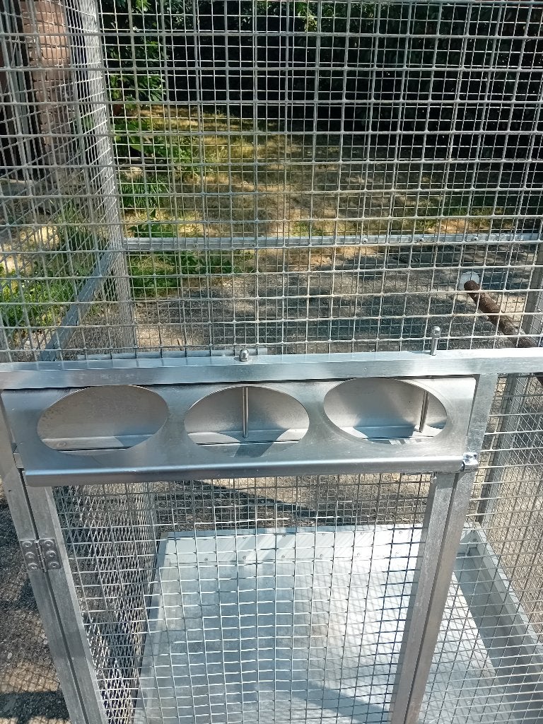 vogelkooi, Ophalen, Gebruikt, Metaal, Vogelkooi