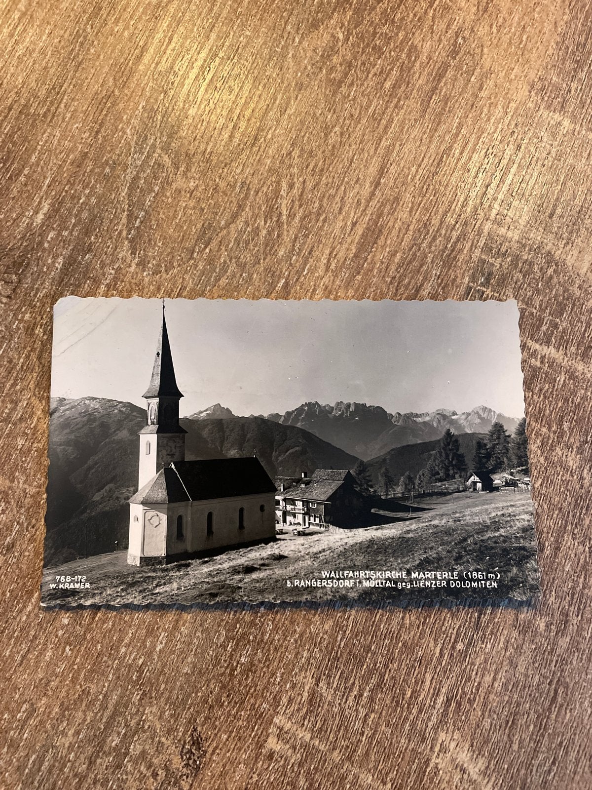 Oude ansichtkaart: Wallfahrtskirche Marterle (Oostenrijk), Verzamelen, Ophalen of Verzenden, 1940 tot 1960, Gelopen, Oostenrijk