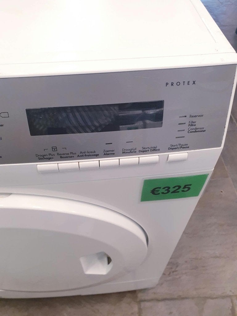 warmtepomp droger AEG 8kg✅ A++ inc 1 JAAR garantie, Ophalen, Overige typen, 8 tot 10 kg, Refurbished