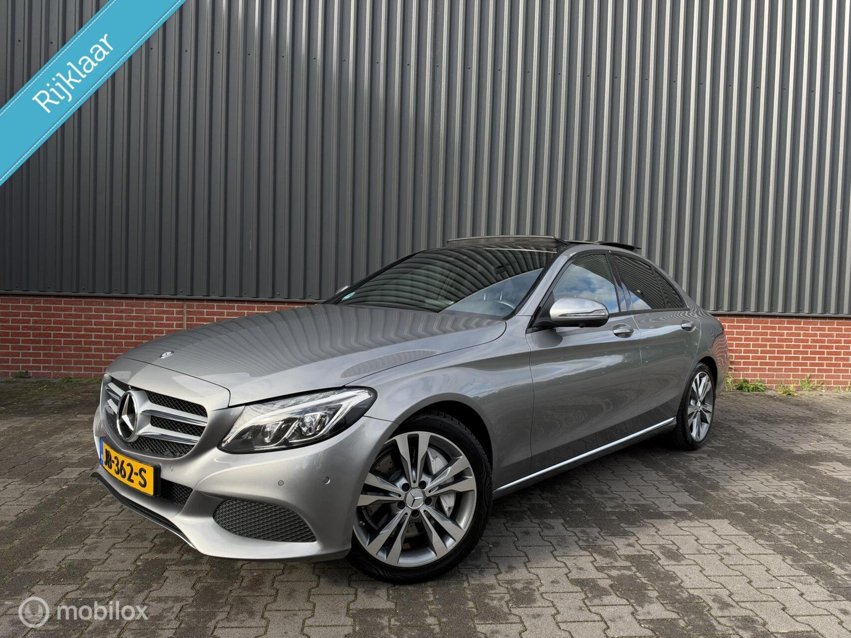 Mercedes C-klasse C350 e Panorama Leder Burmester Memory Led, Auto's, Achterwielaandrijving, Gebruikt, Leder, Bedrijf