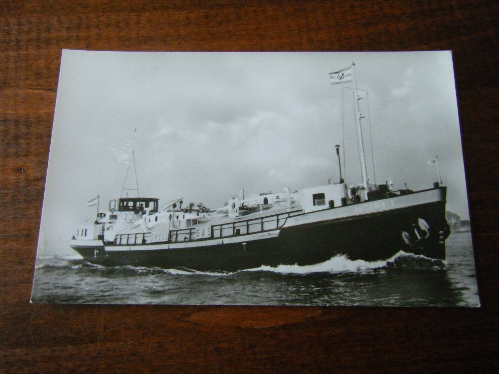 G5 - Schip - m.t.s. Butania 1 - Mooi/Oud, Ophalen of Verzenden, Gebruikt, Kaart, Foto of Prent