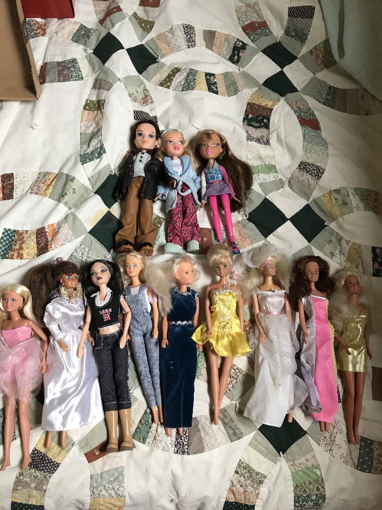 Barbie's met kleding en schoenen, Kinderen en Baby's, Ophalen, Gebruikt, Barbie