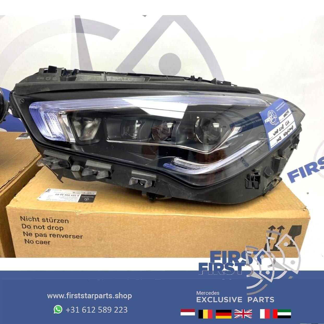 W118 CLA 35 45 AMG LED KOPLAMP MULTIBEAM LINKS 2019-2021 ORI, Gebruikt, -, Ophalen of Verzenden, -