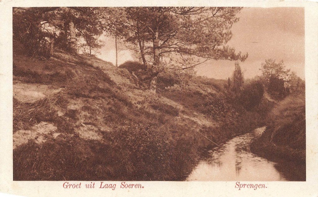 Laag Soeren, Sprengen, Ophalen of Verzenden, 1920 tot 1940, Ongelopen, Gelderland