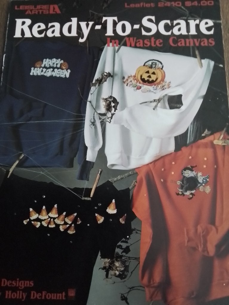 Leisure arts ready to scare, Ophalen of Verzenden, Zo goed als nieuw, Handborduren, Patroon