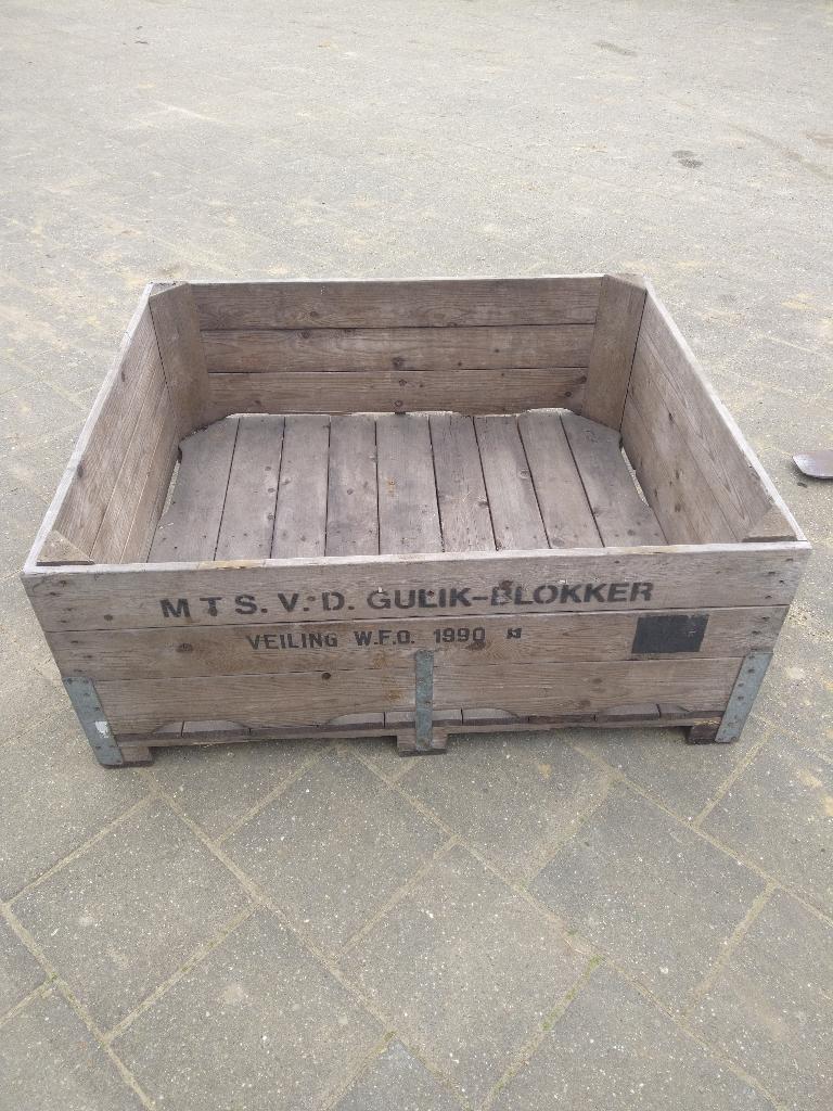 Bloembakken (grote kisten) te koop, Tuin en Terras, Bloembakken en Plantenbakken, Ophalen, Gebruikt, 100 cm of meer, Rechthoekig