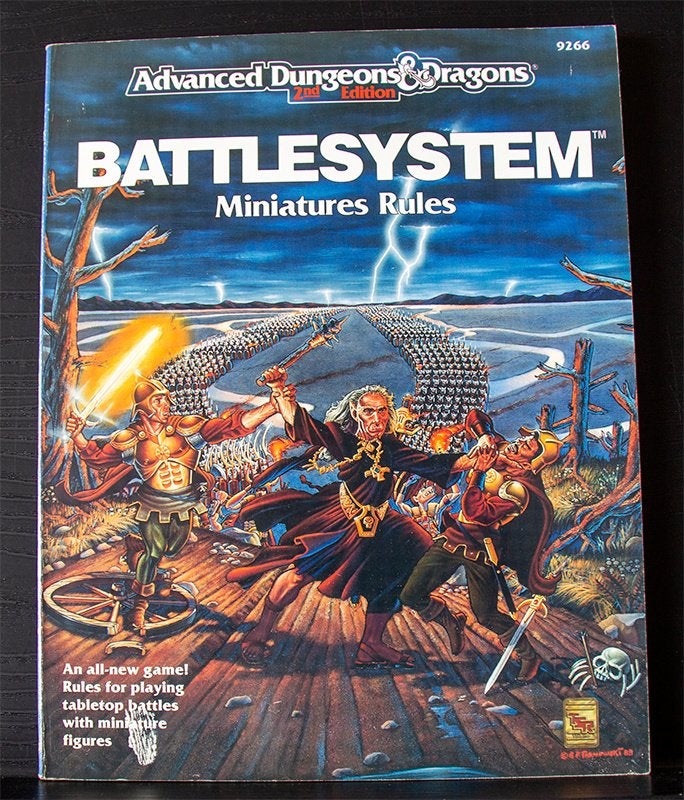 ADD2ndEd-Battlesystem Miniatures Rules (TSR 1989), Ophalen of Verzenden, Zo goed als nieuw, Overige soorten, Boek of Catalogus