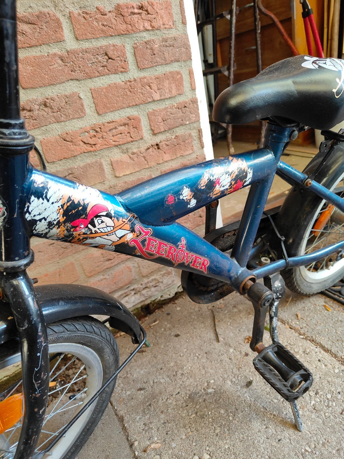 Kinder fiets ., Fietsen en Brommers, Fietsen | Jongens, Gebruikt, Loekie, Ophalen of Verzenden, Handrem