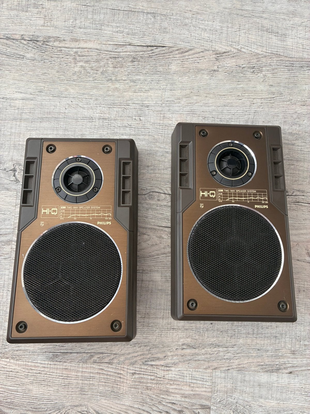 Vintage (1982) Philips car audio speakers EN8390/02, Auto diversen, Ophalen of Verzenden, Zo goed als nieuw