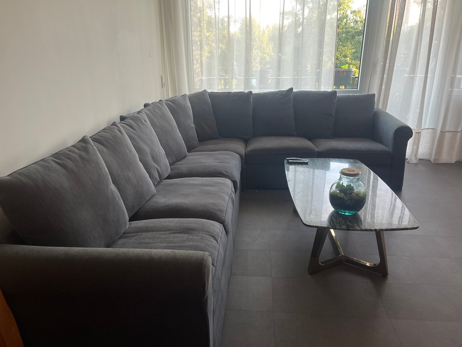 IKEA grönlid  hoekbank - comfortabel en ruim, Ophalen, Gebruikt, Stof