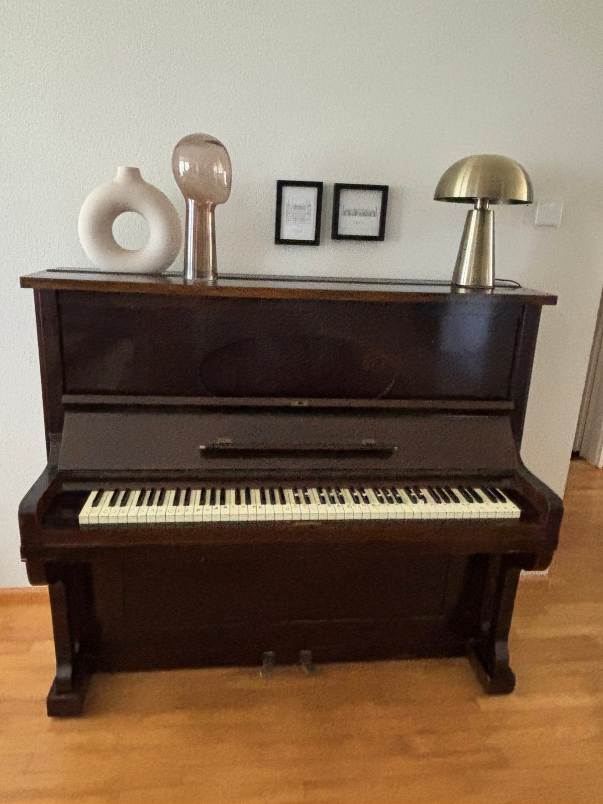 Piano, Ophalen, Gebruikt, Bruin, Piano