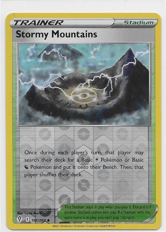 Evolving Skies,  Stormy Mountains [reverse] 161/203, Verzenden, Nieuw, Losse kaart