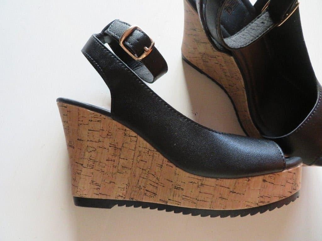 Dames open schoenen nieuw zwart maat 40., Zwart, Nieuw, Ophalen of Verzenden, Onbekend