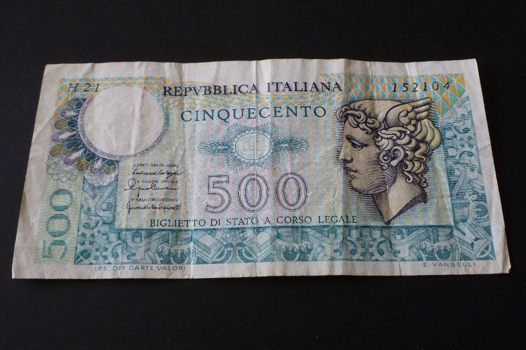 Bankbiljet - Italie - 500 lire 1976 fr (bc 3, Ophalen of Verzenden, Italië, Los biljet