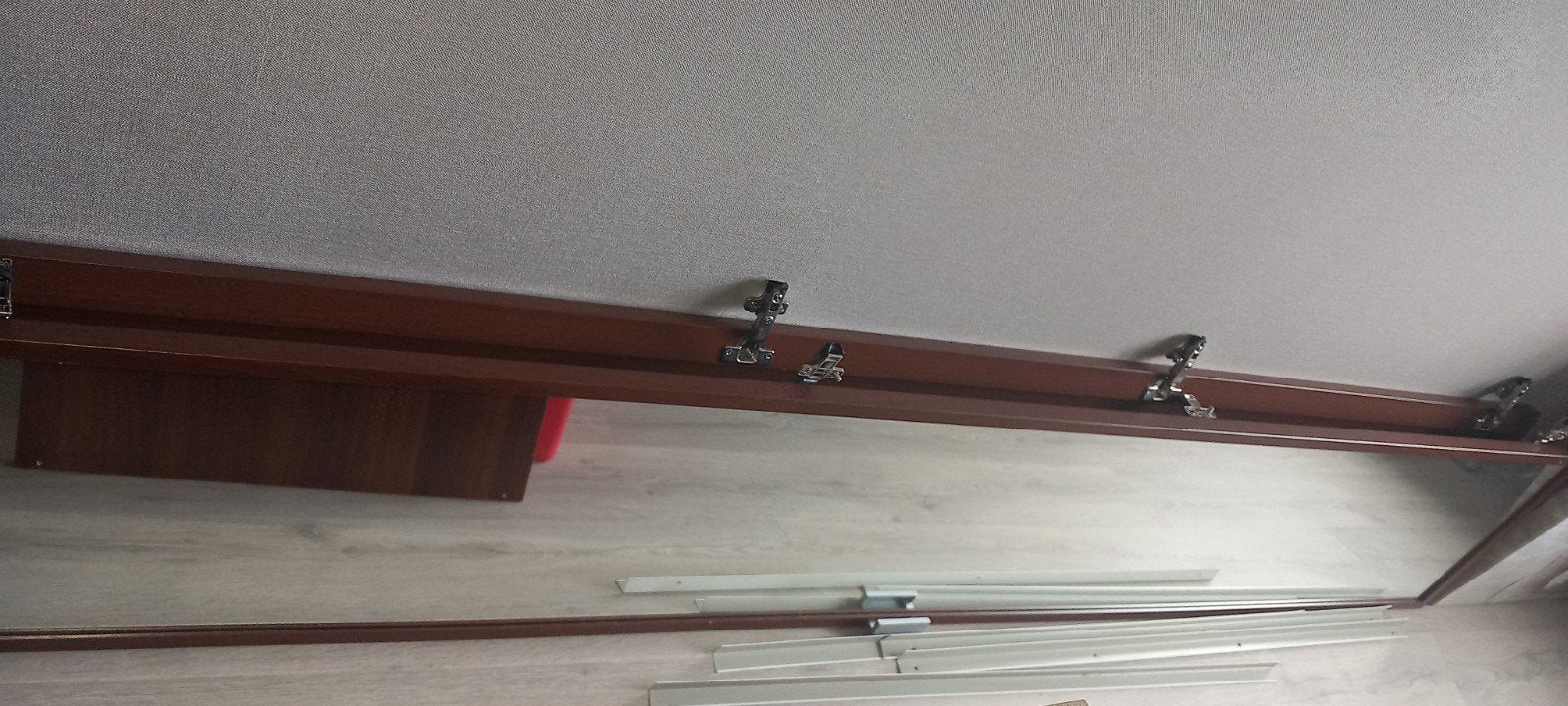 Twee spiegeldeuren van IKEA Pax. Bruin. In zeer goede staat., Ophalen, Zo goed als nieuw, Minder dan 50 cm, 200 cm of meer