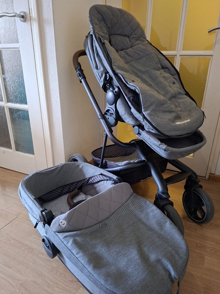 Easywalker Harvey 3 combiwagen met reiswieg -  2 in 1, €299, Gebruikt, Met reiswieg, Ophalen, Kinderwagen