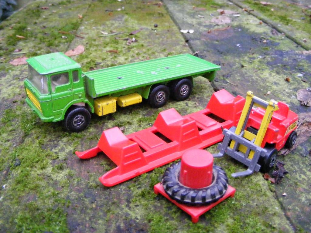 Daf truck matchbox k13/20 matchbox superkings incompleet, Verzenden, Gebruikt, Bus of Vrachtwagen