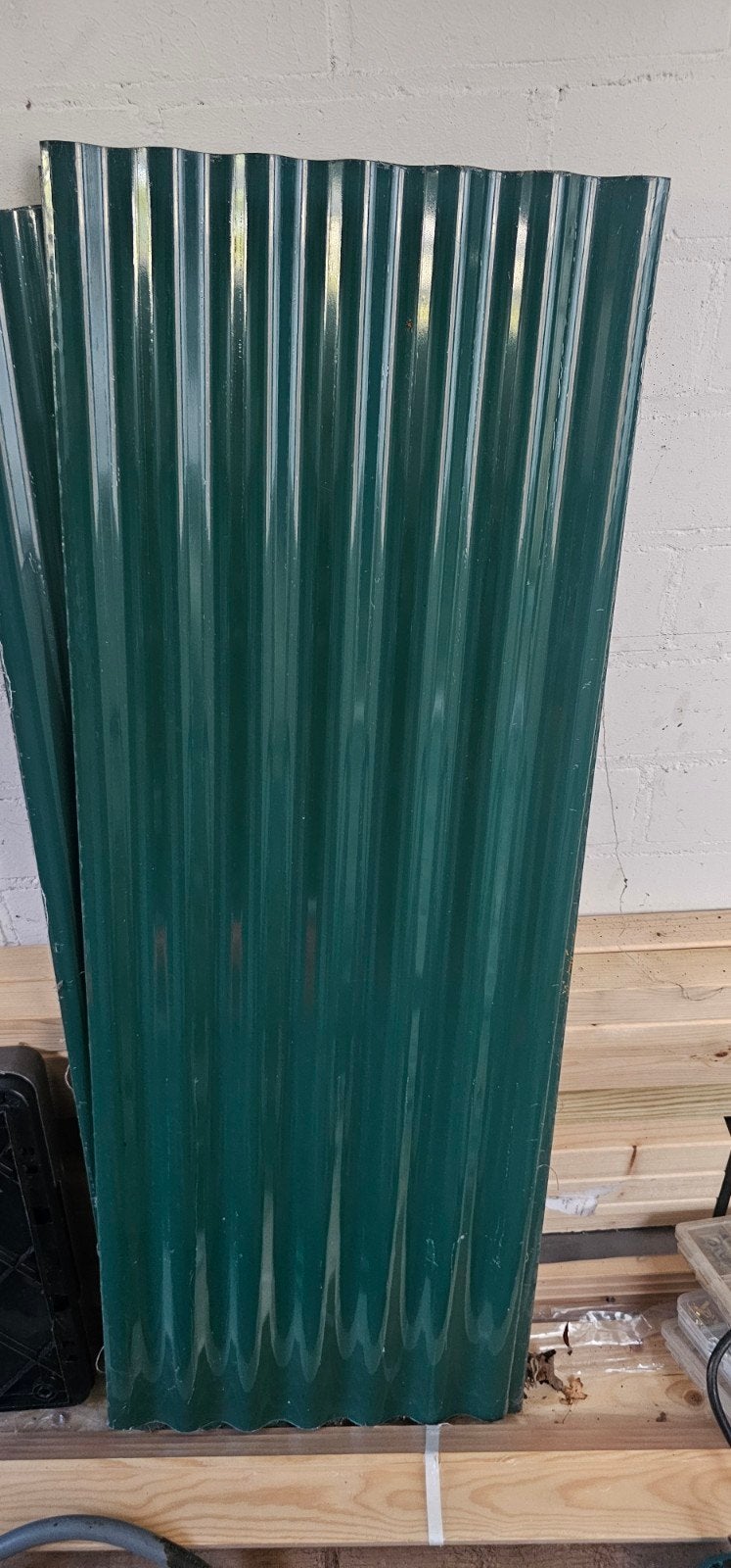 Groene golfplaten voor dak of schuur, Ophalen of Verzenden