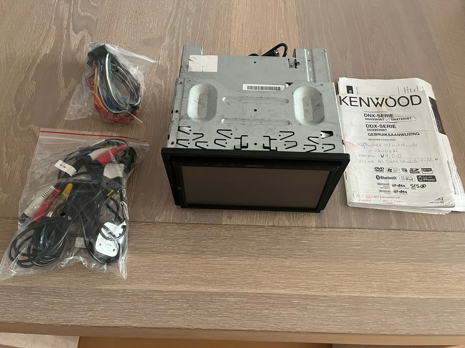 Kenwood 2-DIN autoradio, Auto diversen, Autoradio's, Gebruikt, Ophalen