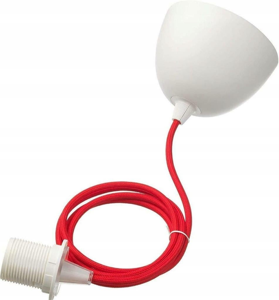 IKEA SEKOND hanglampen met opvallend rood textielkoord, Ophalen of Verzenden, Nieuw