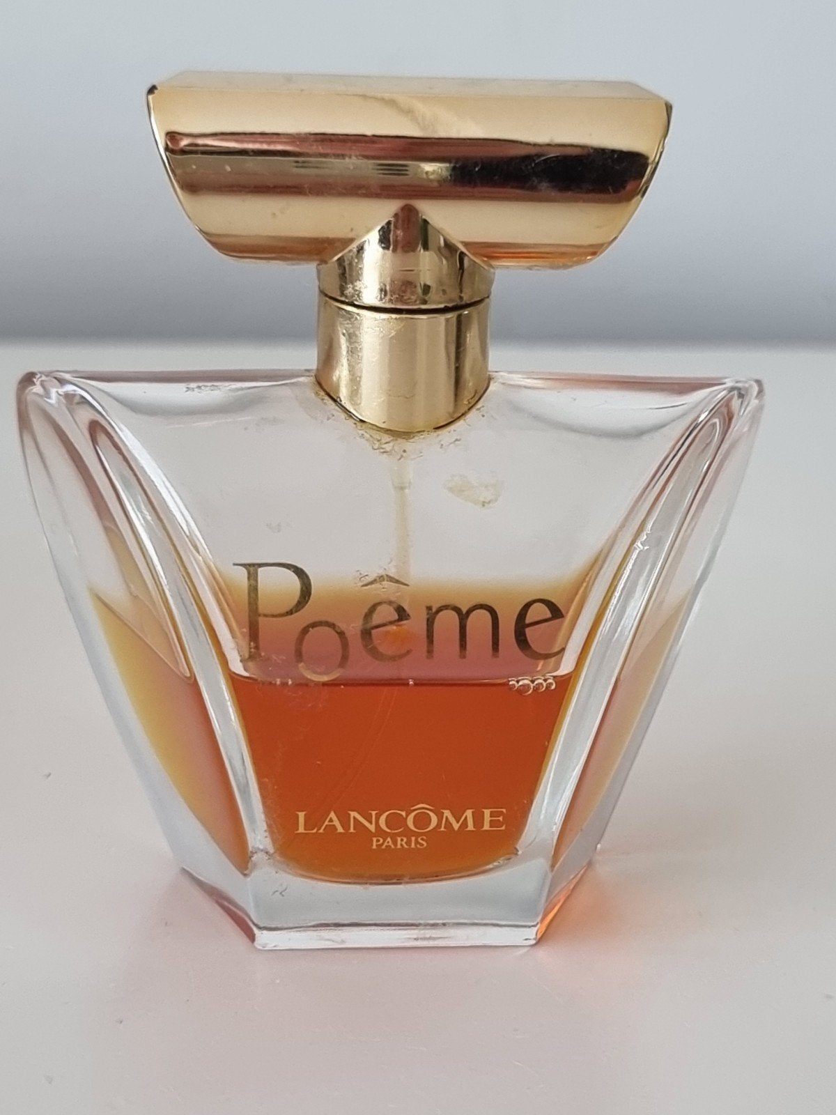 Vintage Lancome Poeme parfum 50ml, Ophalen of Verzenden, Zo goed als nieuw