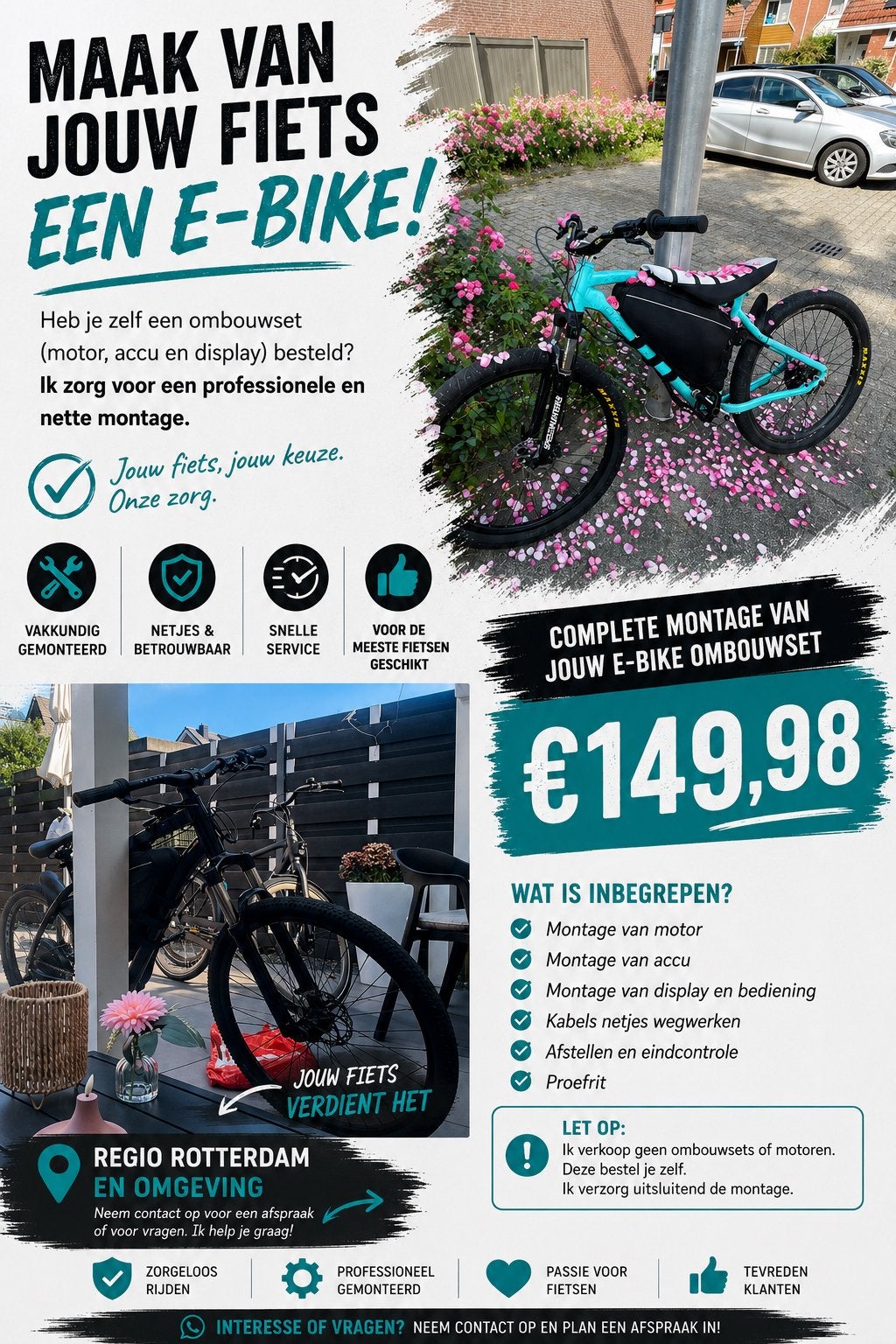 Ebike maker, Ophalen of Verzenden, Minder dan 16 inch