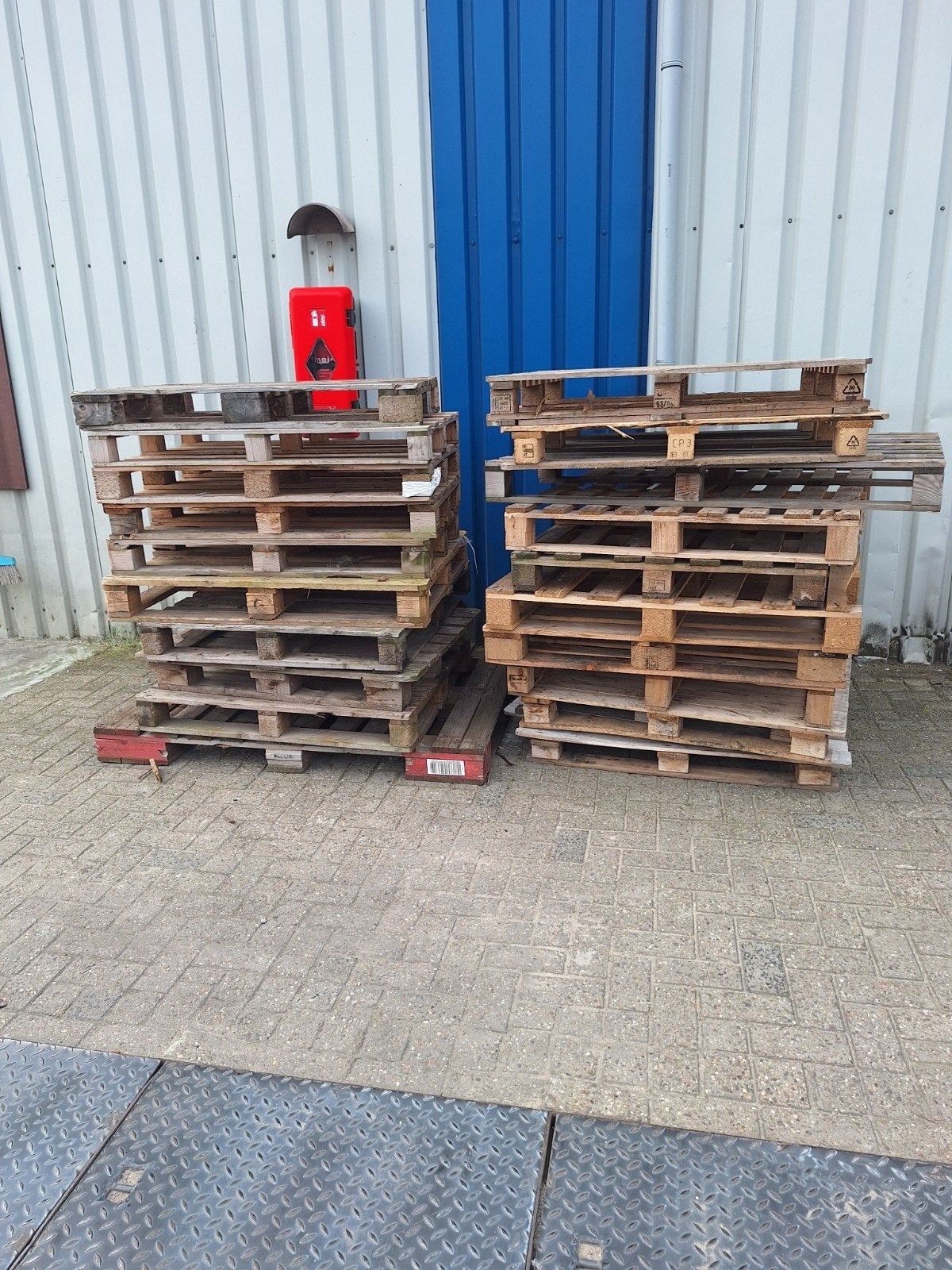 20 Pallets, Doe-het-zelf en Verbouw, Hout en Planken, Ophalen, Overige houtsoorten, Minder dan 200 cm, Pallet