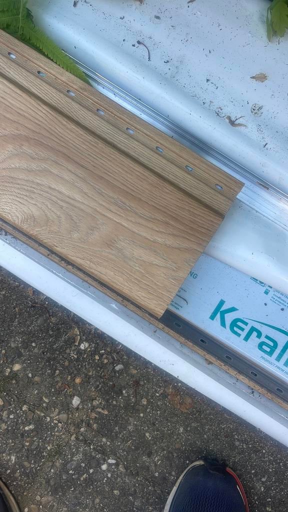 Keraliet gevelbekleding, licht eiken met structuur, Ophalen, Nieuw