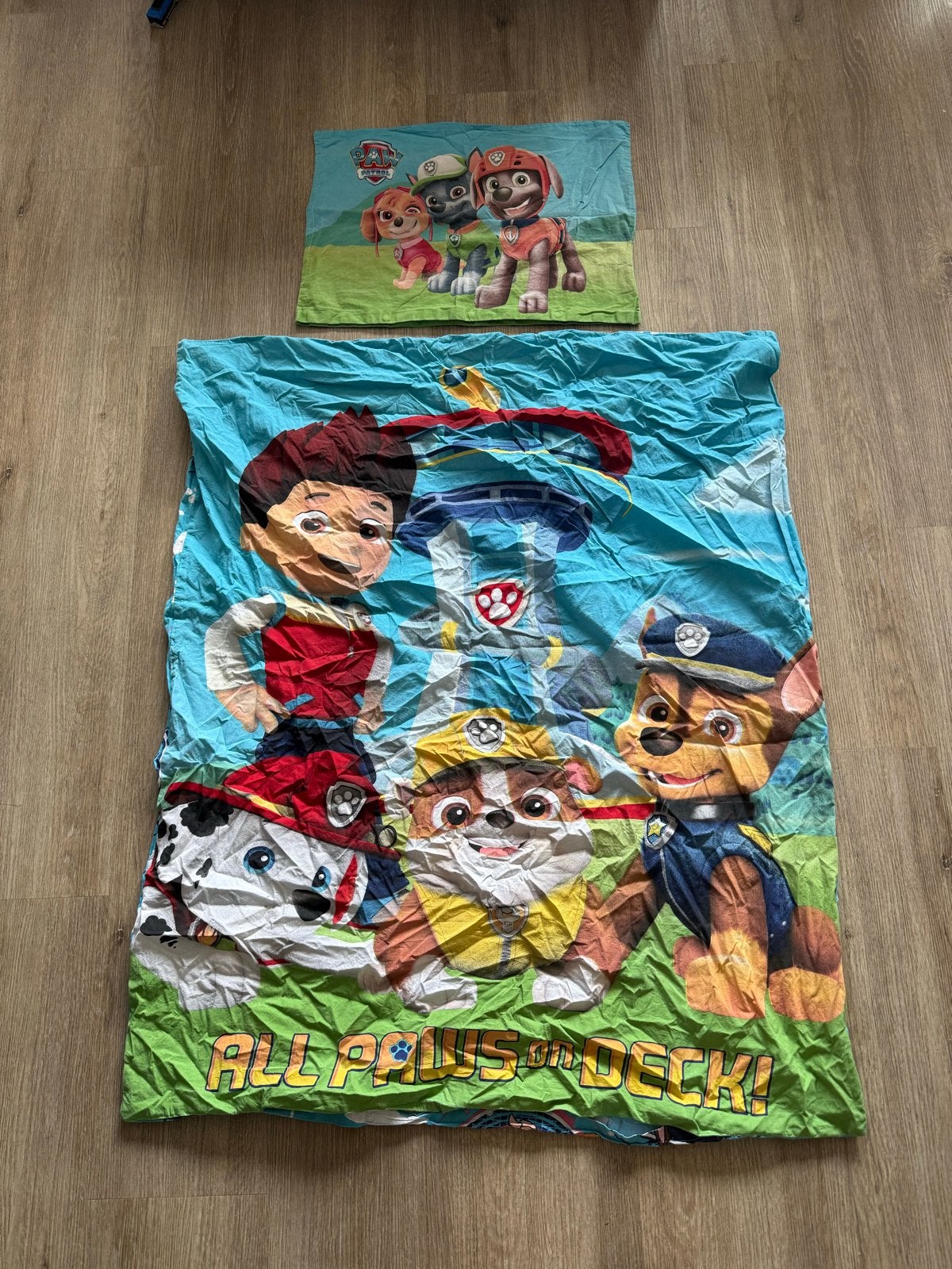 Paw Patrol dekbedovertrek 100x135 cm, Overige merken, Ophalen of Verzenden, Zo goed als nieuw, Wasbaar
