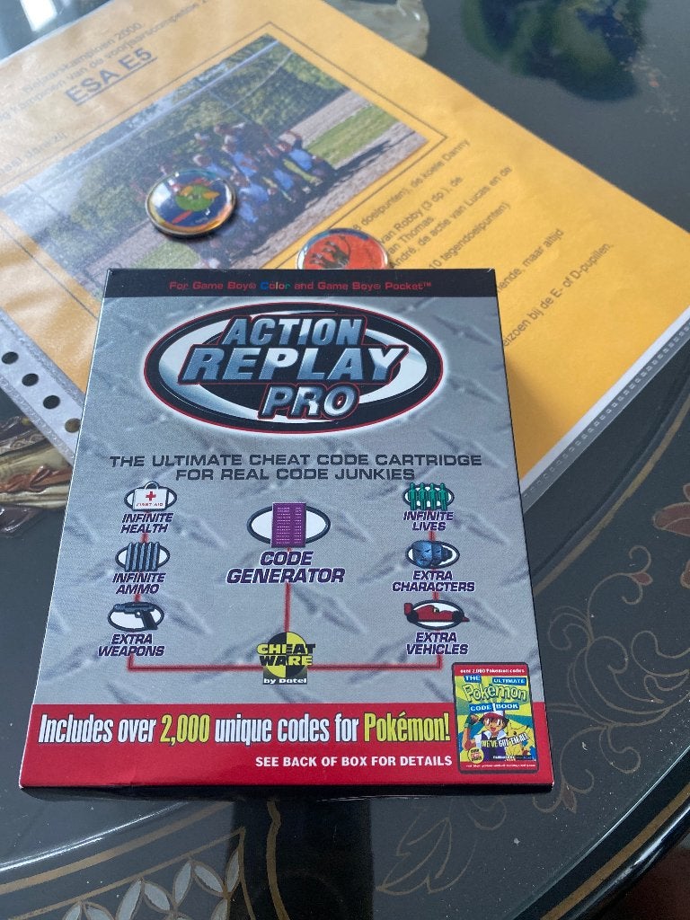 Action Replay Pro voor Game Boy Color/Pocket - Cheats, Ophalen, Datel