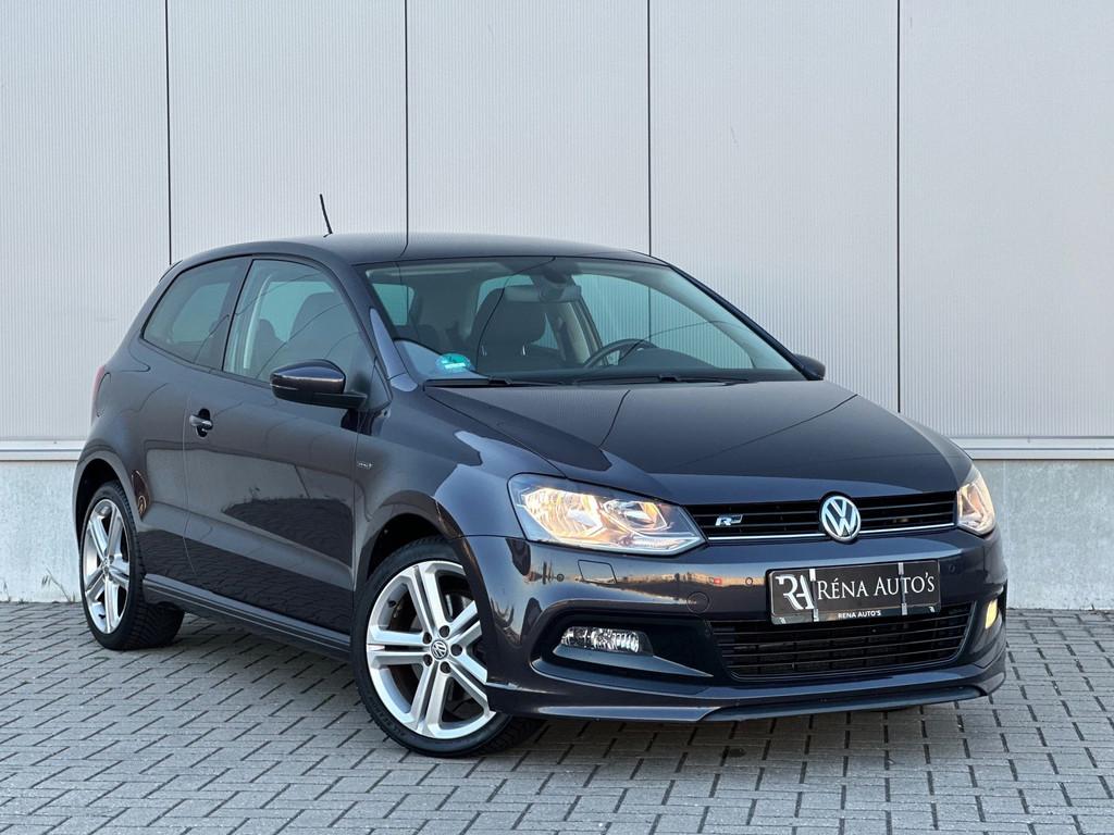 Volkswagen POLO 1.2 TSI R-Line | Cruise | Airco | Stoelverw, Voorwielaandrijving, Stof, Gebruikt, Euro 6