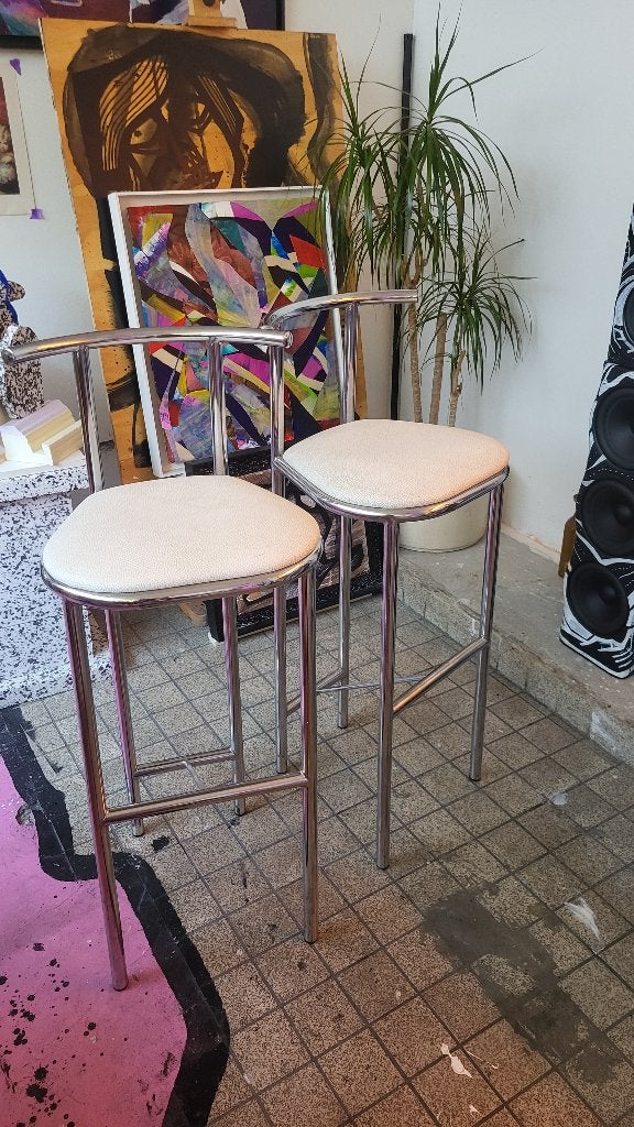 Bar krukken, Ophalen, Gebruikt, 60 tot 90 cm, Leer
