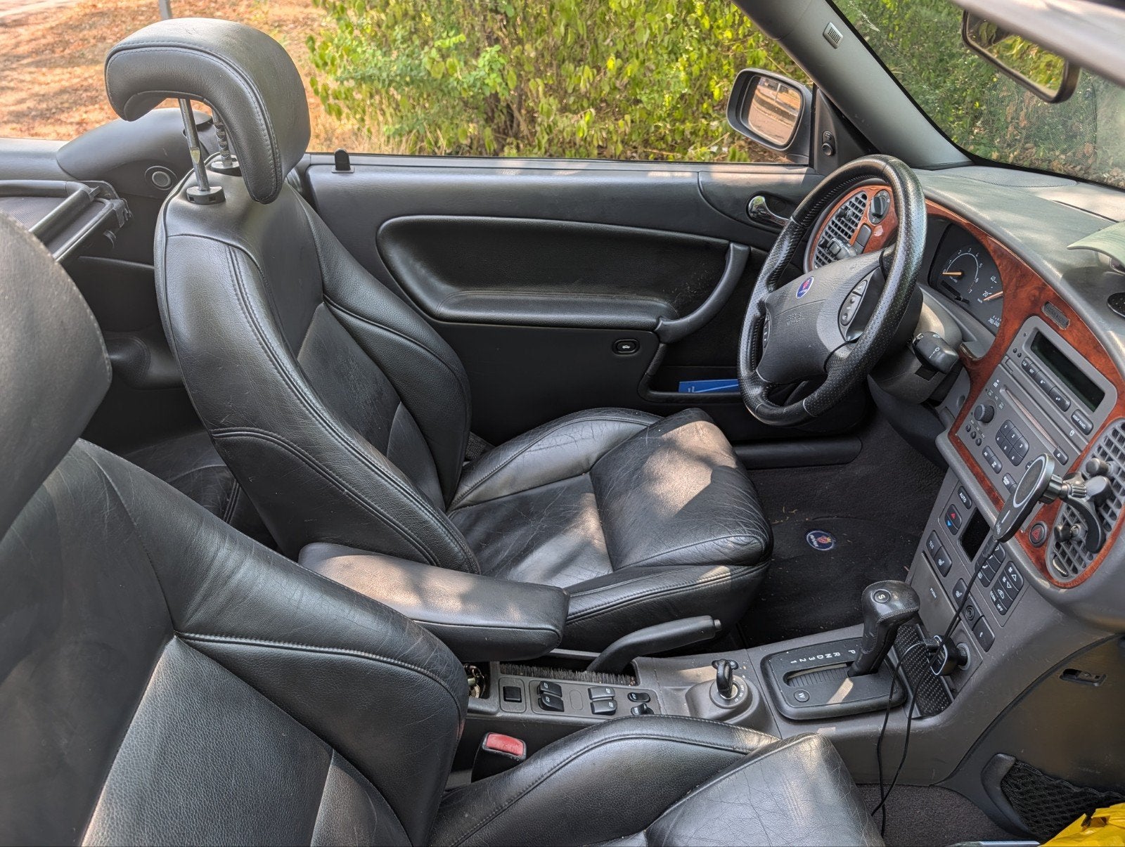 Saab 9-3  AERO /AUT.  Geweldige Saab.100% Najaars prijs, Auto's, Saab, Cabriolet, Zwart, Particulier, 1600 kg