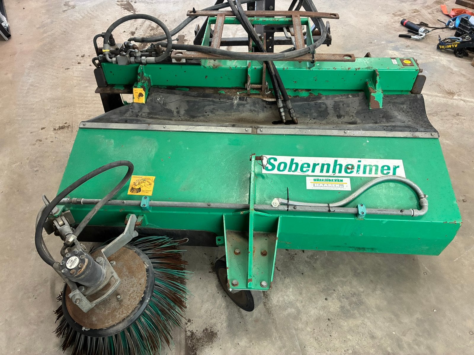 Veegmachine hydraulisch shovel of tractor, Ophalen of Verzenden, G, G, G
