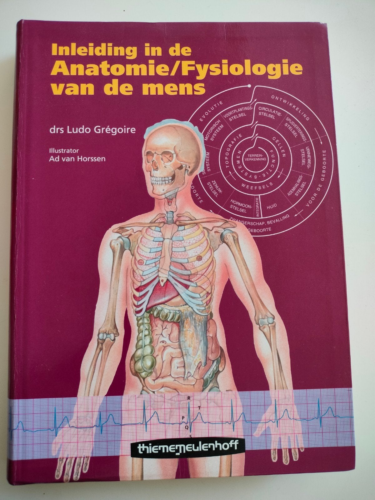 Inleiding in de Anatomie/Fysiologie van de mens, Drs Ludo Grégoire, Zo goed als nieuw, Beta, HBO