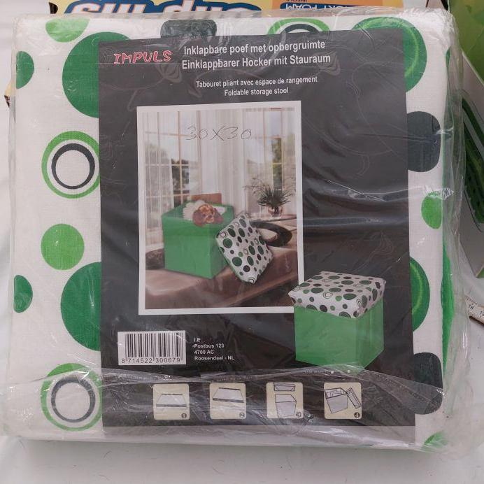 poef en bergbox, Minder dan 50 cm, Vierkant, Nieuw, Minder dan 50 cm
