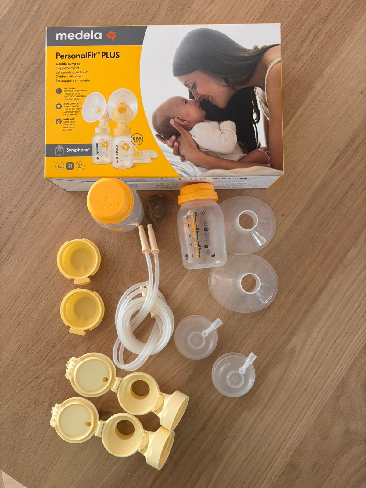 Medela Personalfit plus, 24mm tepelstukken, Ophalen, Zo goed als nieuw, Borstkolf