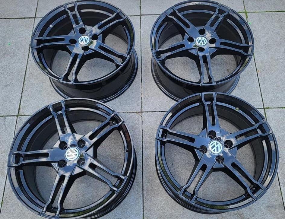 Nieuwe VW up 17 inch velgen hoogglans zwart 4x100, Auto-onderdelen, Banden en Velgen, Velg(en), Nieuw, 17 inch, Ophalen of Verzenden