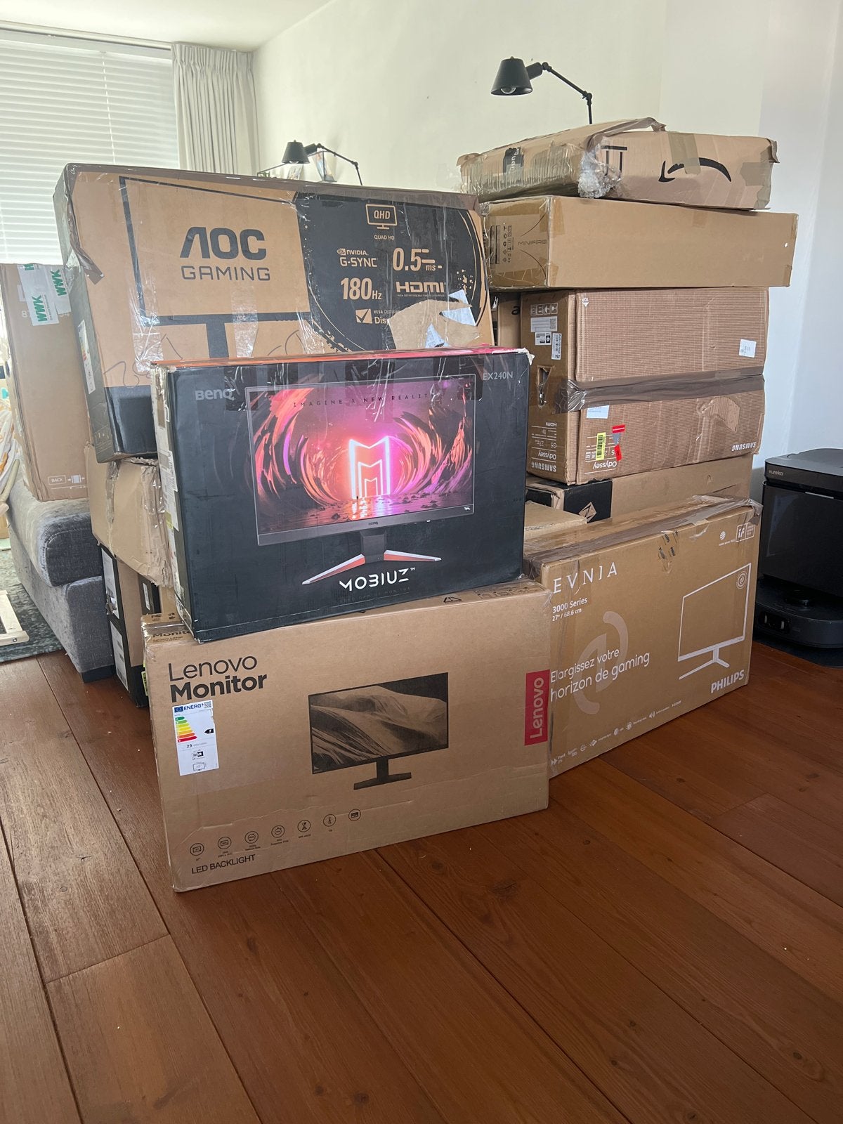 Diverse monitoren/schermen voor onderdelen of reparatie, Computers en Software, HDMI, Minder dan 1 ms, Overige typen, Niet werkend