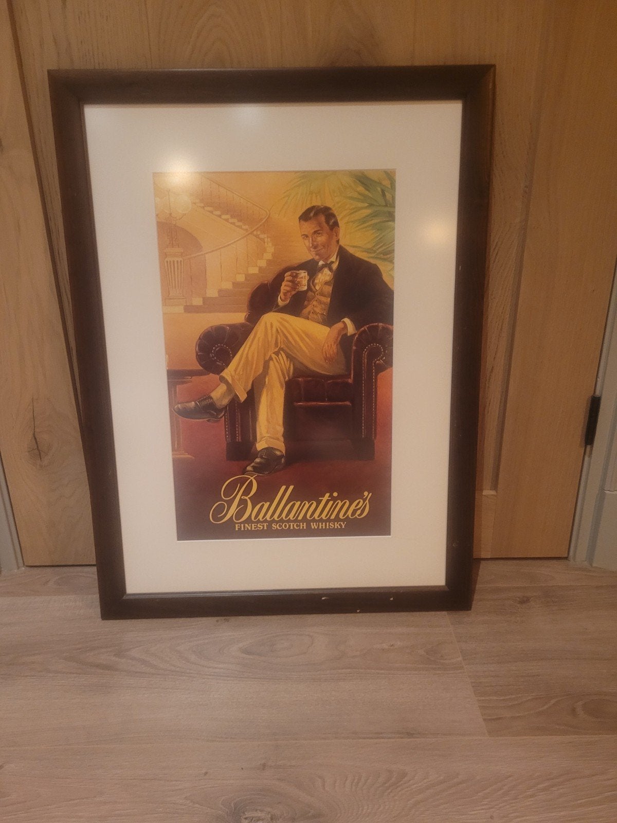 Set van 3 Vintage Reclame Posters met Lijst, Verzamelen, Met lijst, Ophalen of Verzenden, A1 t/m A3, Reclame