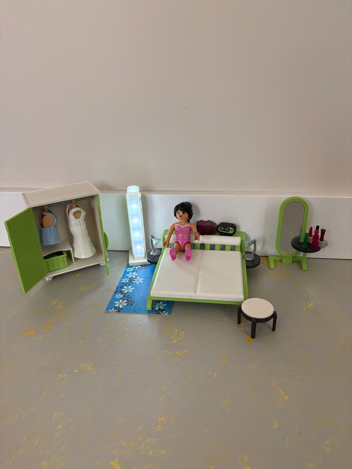 Playmobil Slaapkamer Set met Figuur en Accessoires, Ophalen of Verzenden, Gebruikt, Complete set, Overige typen