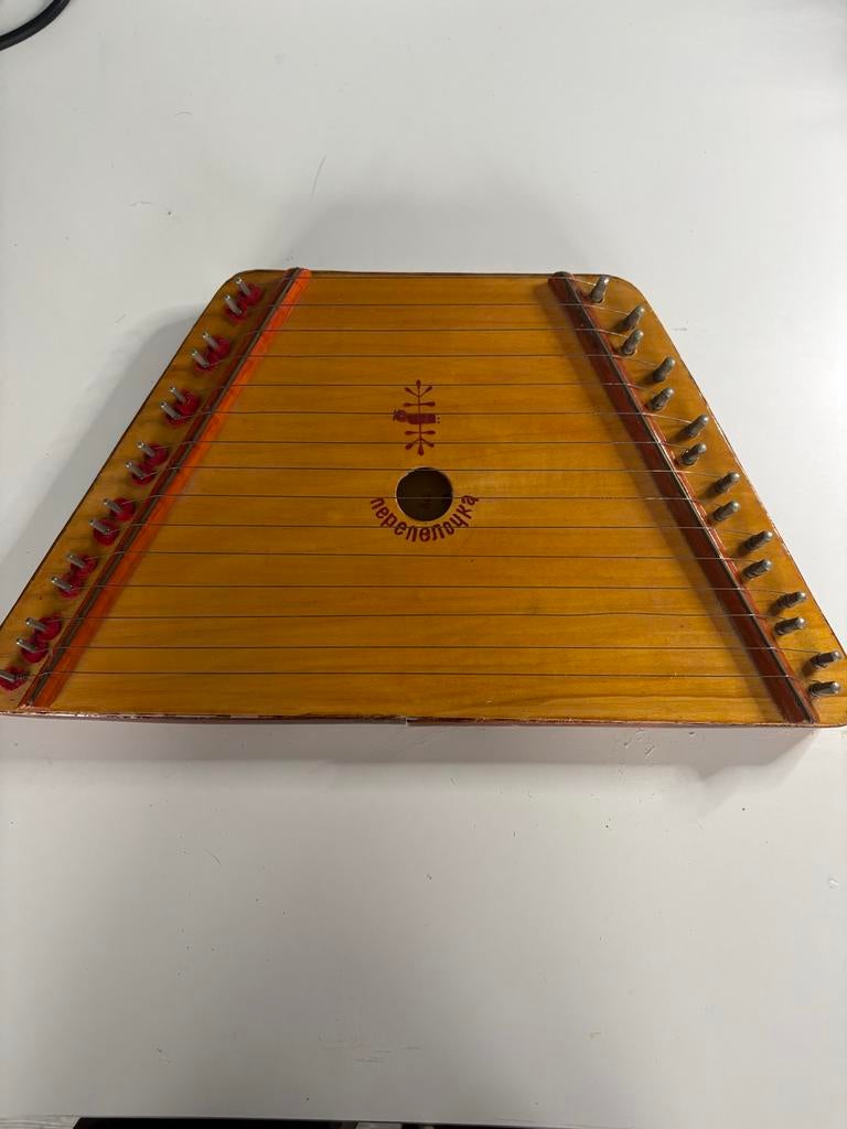 Vintage Russische Peropelochka Citer - Folk Muziekinstrument, Ophalen of Verzenden, Gebruikt, Citer