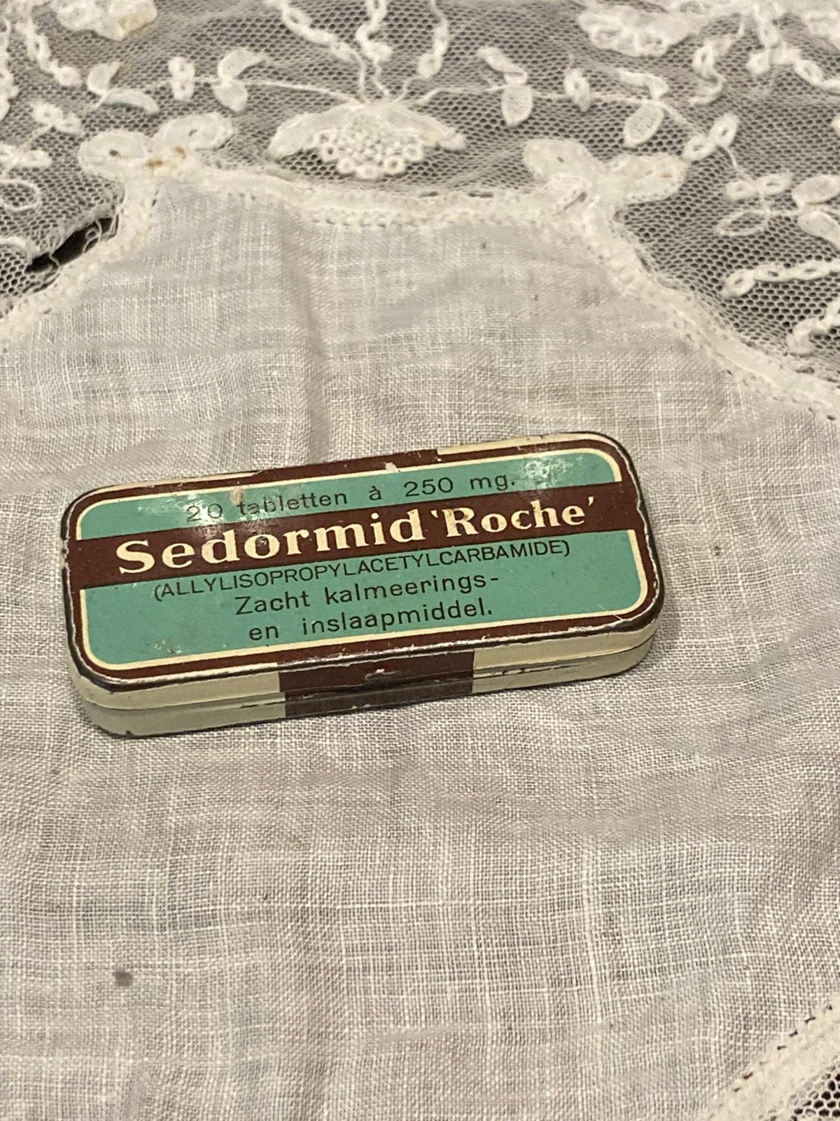 Vintage blikje Sedormid Roche (031225), Ophalen of Verzenden, Gebruikt, Overige