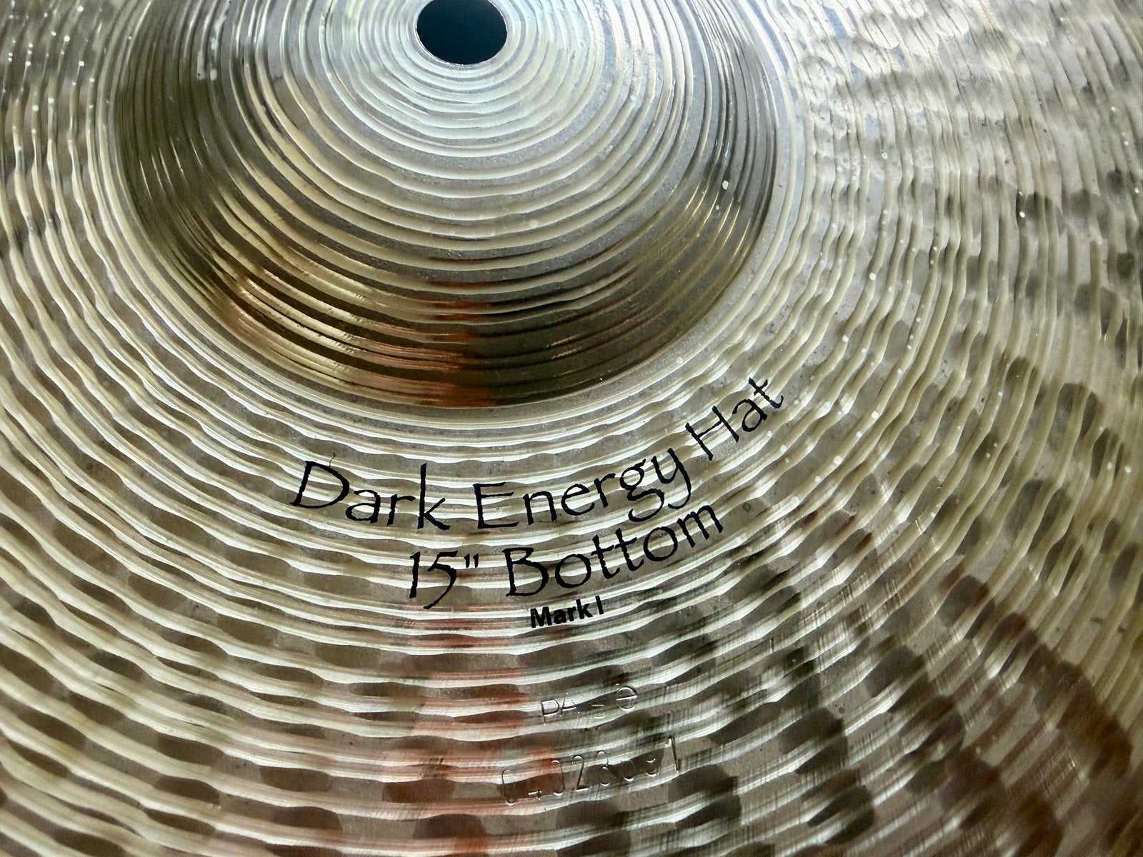 Paiste Dark Energy Hat 15" Mark I Hi-Hat Cymbals, Muziek en Instrumenten, Drumstellen en Slagwerk, Ophalen of Verzenden, Zo goed als nieuw