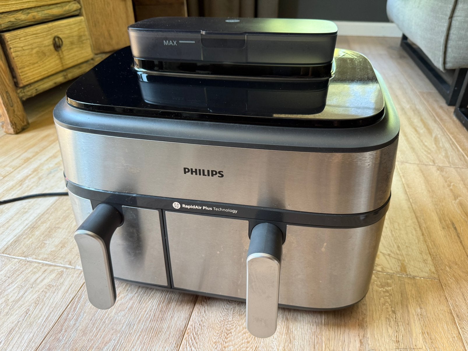 Philips airfryer met stoomfunctie, Witgoed en Apparatuur, Airfryers, Ophalen, Zo goed als nieuw, Airfryer