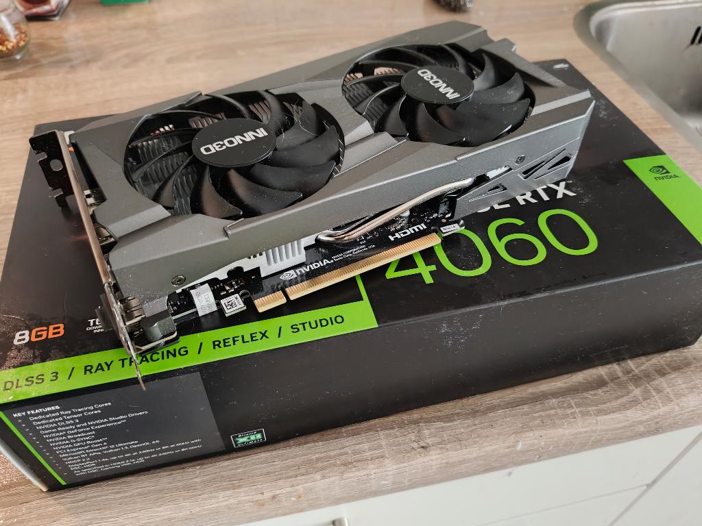GeForce GTX 4060 Inno3D, PCI-Express 3, GDDR6, Ophalen of Verzenden, Zo goed als nieuw