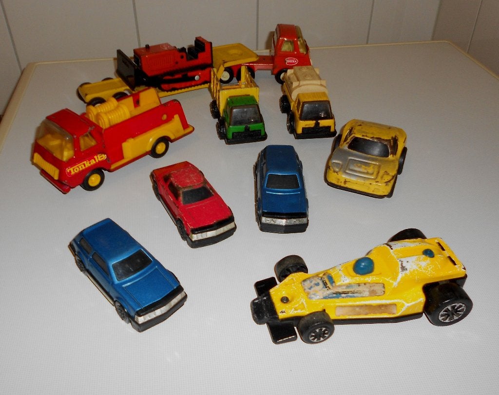 Tonka goed bespeelde vintage auto’s / vrachtauto’s / etc., Ophalen of Verzenden, Gebruikt, Auto