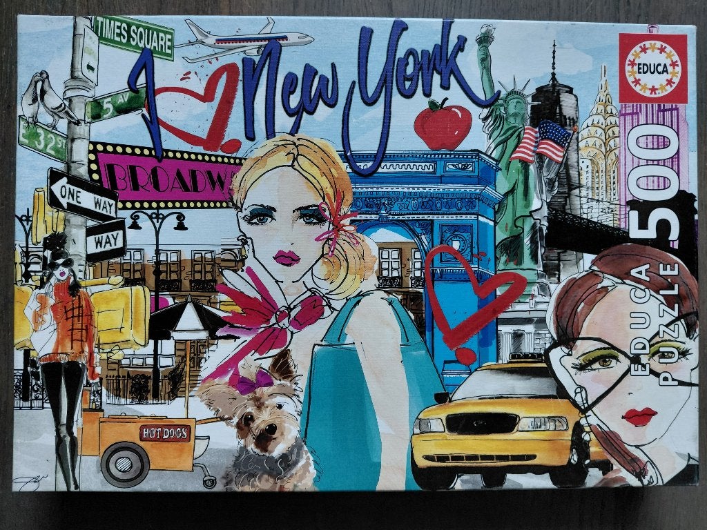 Educa - New York - 500, Ophalen of Verzenden, 500 t/m 1500 stukjes, Zo goed als nieuw, Legpuzzel