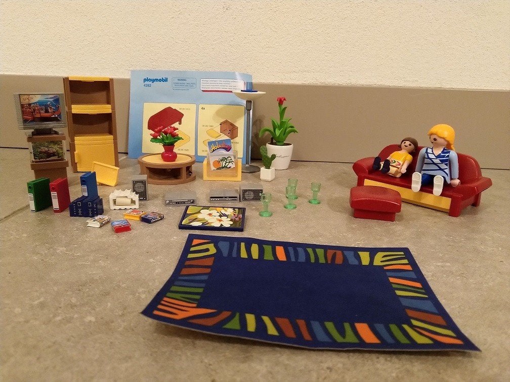 Playmobil Grote Woonkamer 4282, Kinderen en Baby's, Speelgoed | Playmobil, Gebruikt, Complete set, Overige typen, City life, Ophalen of Verzenden
