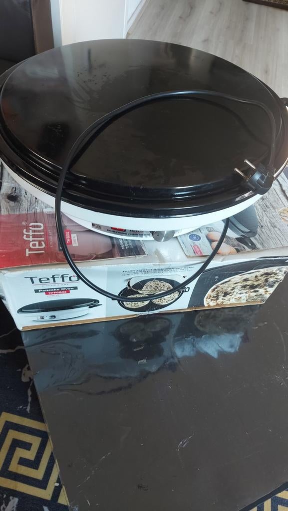 Teffo Elektrische Pannenkoekenmaker 2000W Chrome, Ophalen of Verzenden